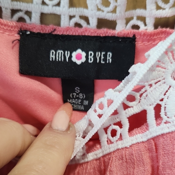 Adorable Squareneck Cold-shoulder Blouse, Girls Sz 7-8, EUC - Picture 2 of 11